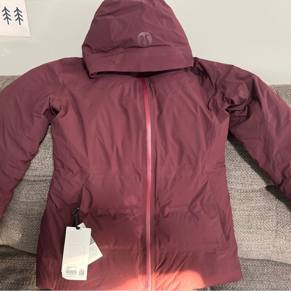 lululemon sleet street jacket nwt size 12 cssi